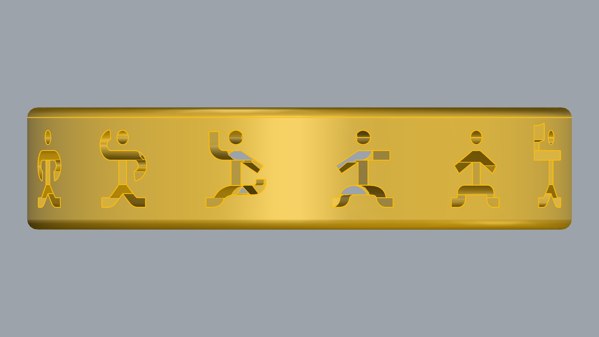 Dancing Men Sherlock Holmes Band JDBCo 3D print model_13