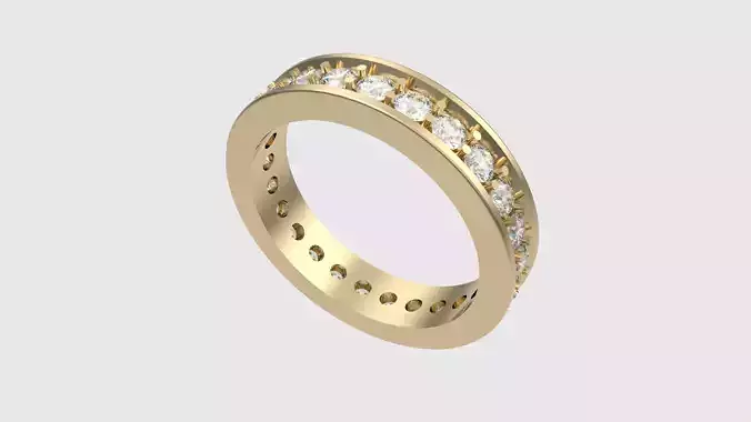 Circle Sparkling Gemstones Eternity Band JDBCo