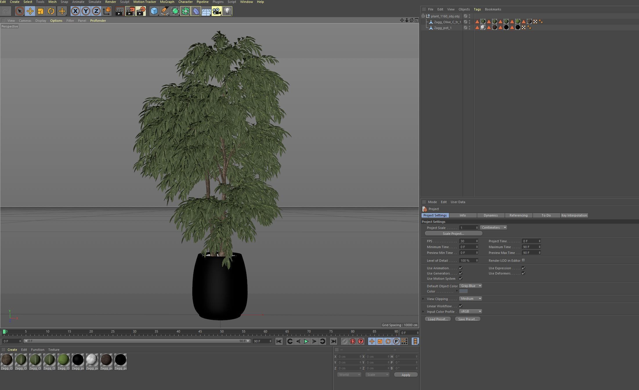 Plants collection 1160 3D model_7