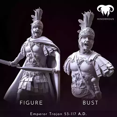 Bundle - Roman Emperor Trajan 98-117 AD The Sword of Rome 3D print model