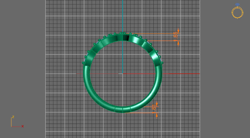 Leaf shape wedding 3D print model_6