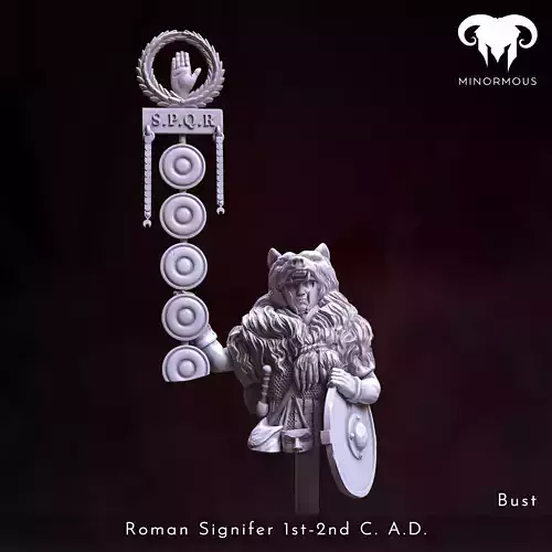 Bust - Roman Signifer 1st-2nd CAD Symbol of Power