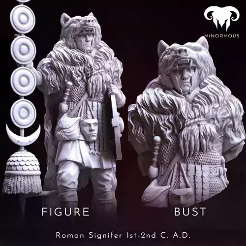 Bundle - Roman Signifer 1st-2nd CAD Symbol of Power 3D print model