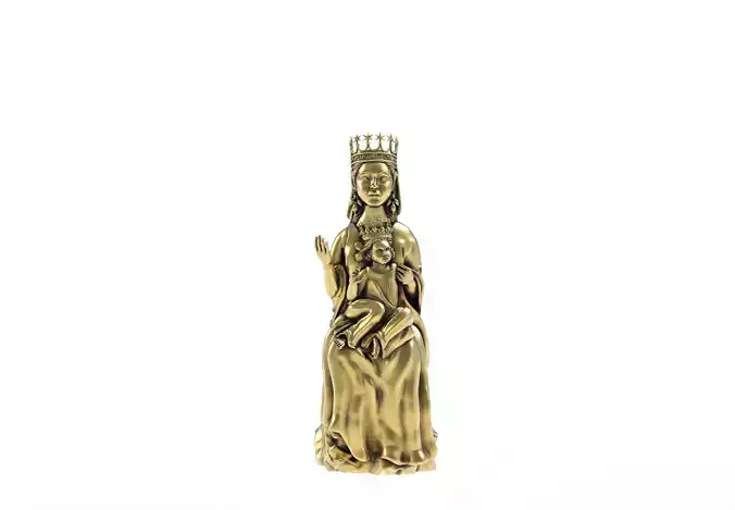 Virgin Mary and Child Pendant