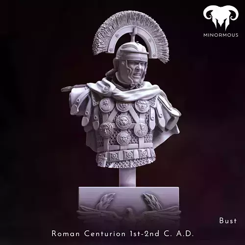 Bust - Roman Centurion 1st-2nd CAD Spear of Rome