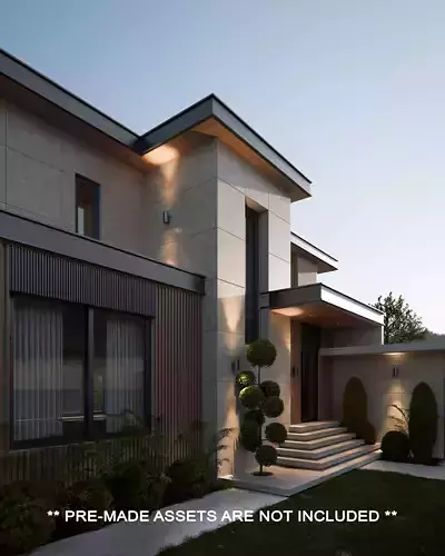 Modern Three Storey Villa