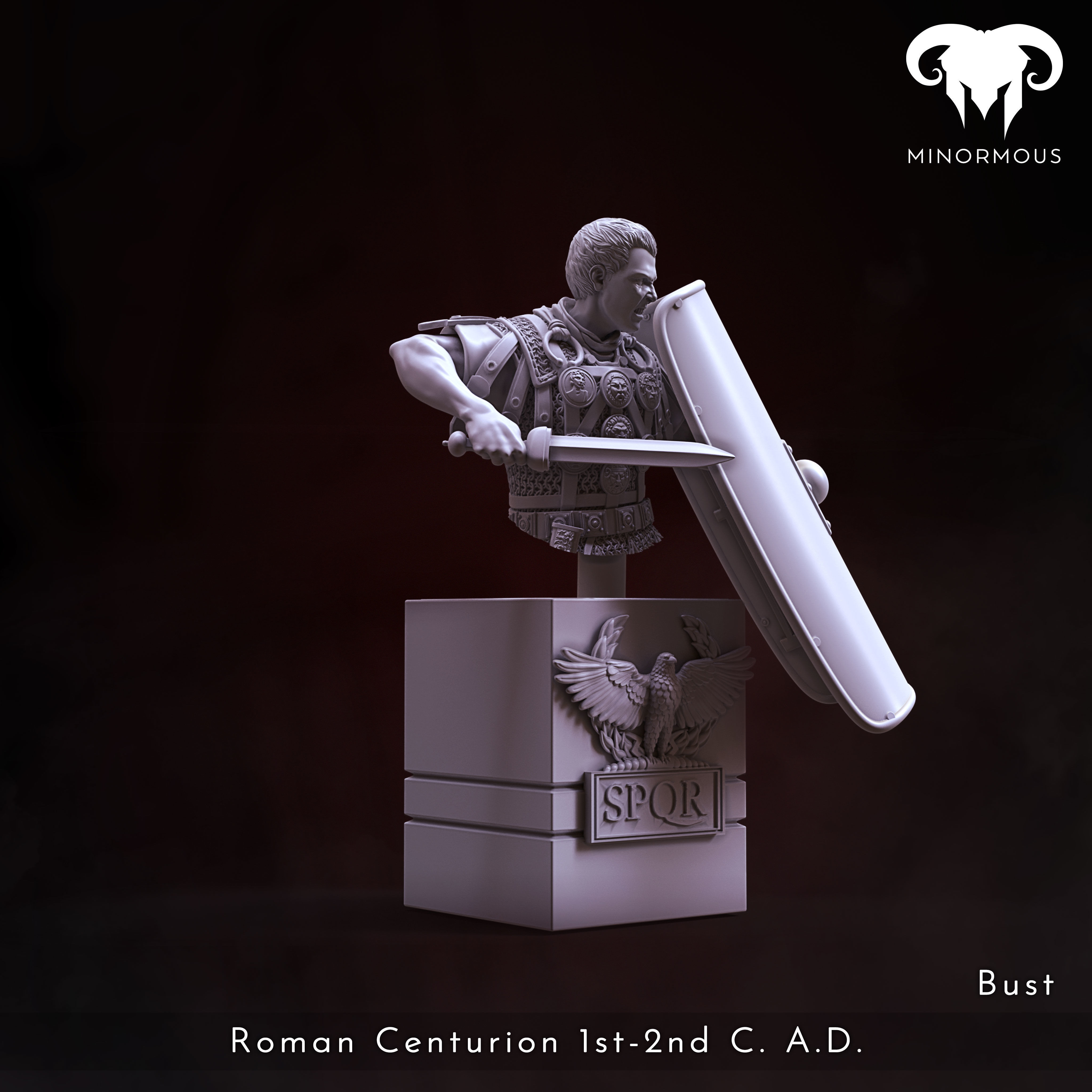 Bundle - Roman Centurion 1st-2nd CAD Spear of Rome 3D print model_7
