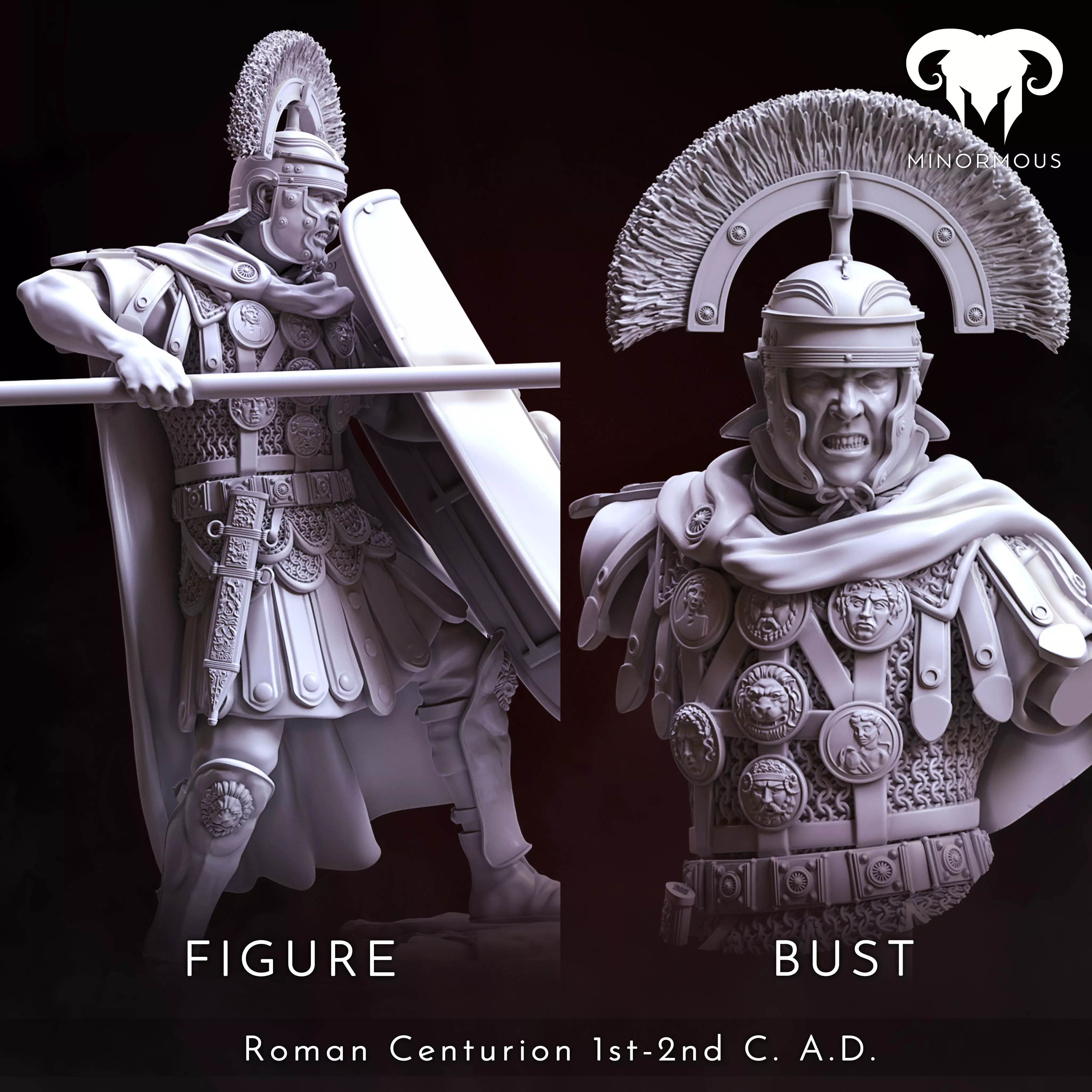Bundle - Roman Centurion 1st-2nd CAD Spear of Rome 3D print model_0