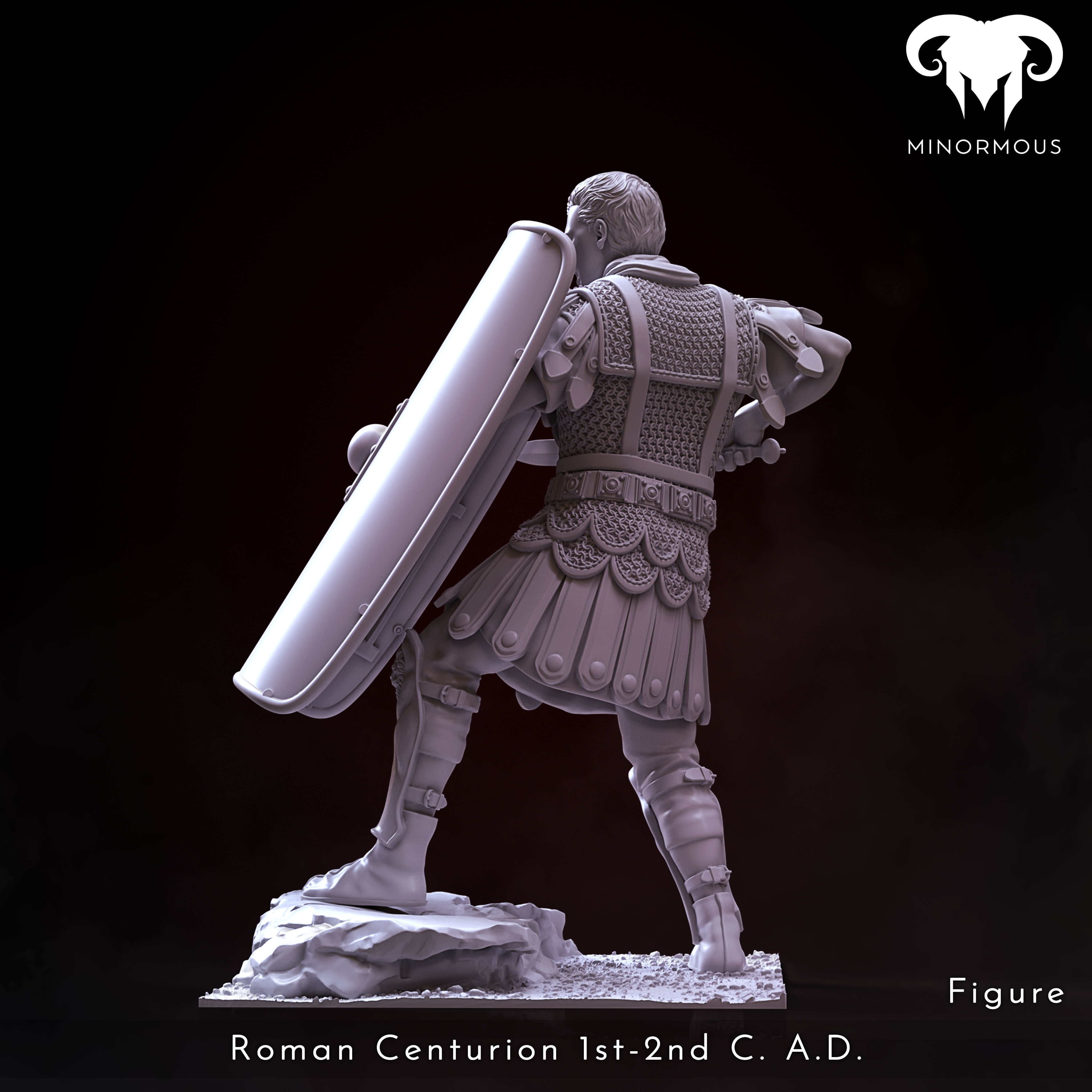 Bundle - Roman Centurion 1st-2nd CAD Spear of Rome 3D print model_12