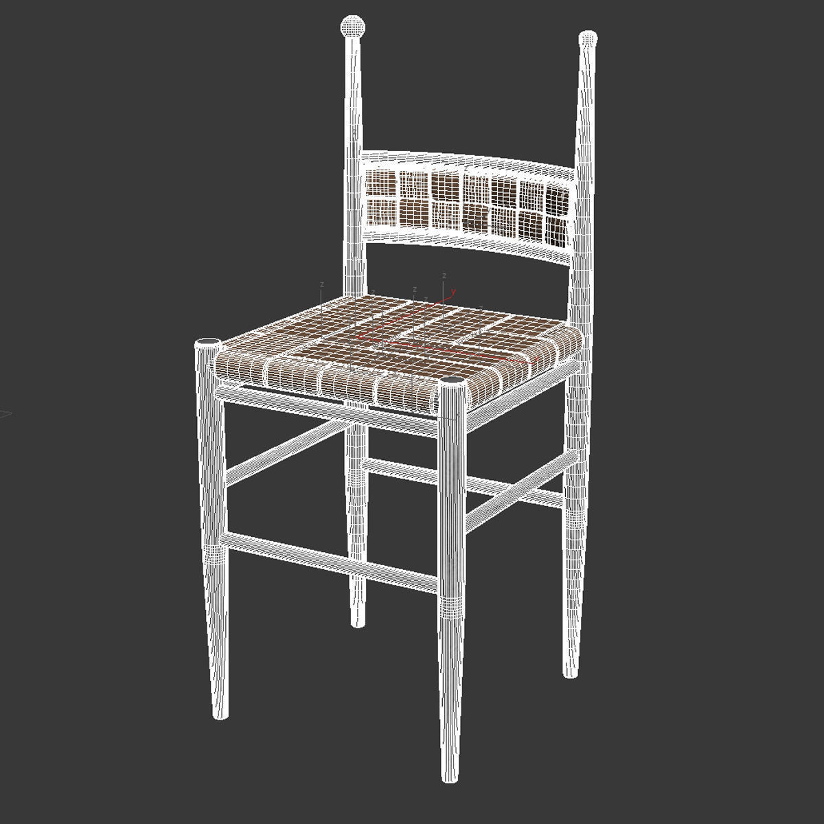 Heaps and woods pitufi bar stool 3D model_6