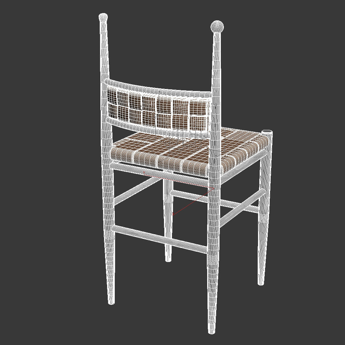 Heaps and woods pitufi bar stool 3D model_7