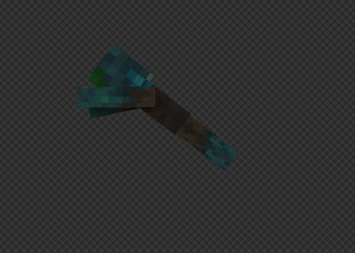 free Minecraft drowned Free low-poly 3D model_15