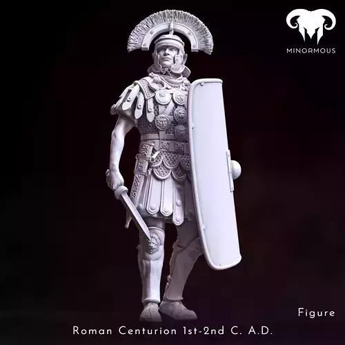Figure - Roman Centurion 1st-2nd CAD Bravery and Valor 3D print model