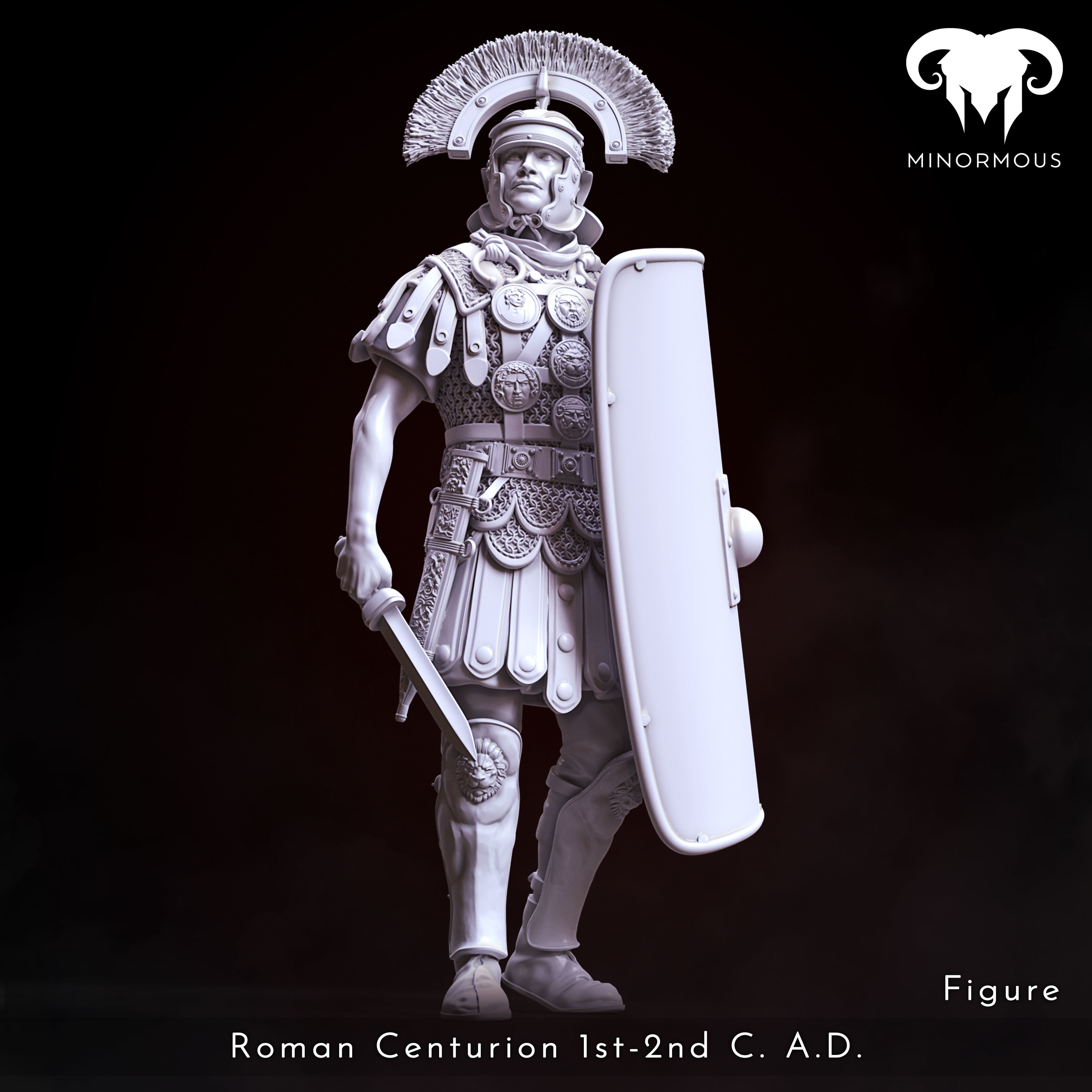 Bundle - Roman Centurion 1st-2nd CAD Bravery and Valor 3D print model_4
