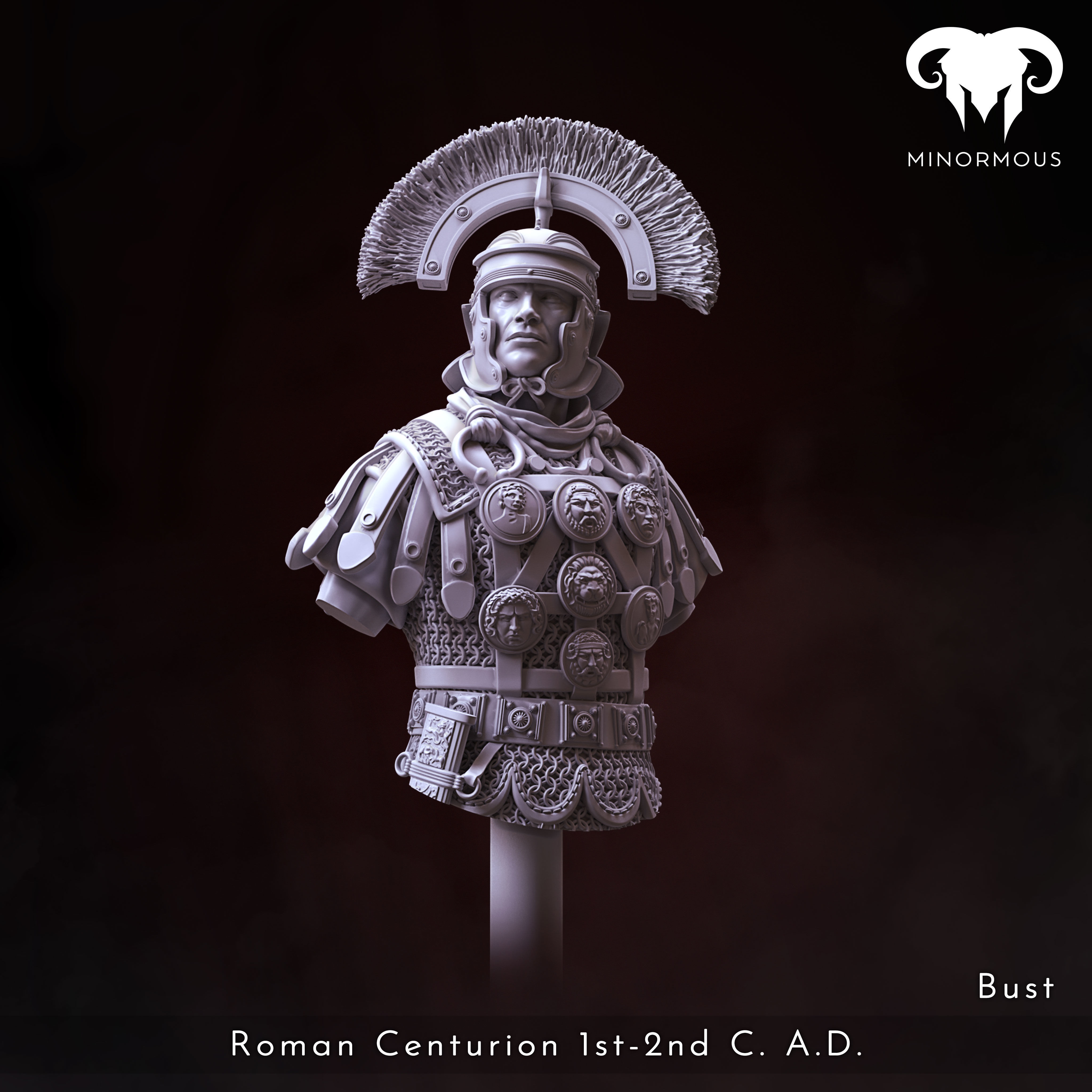 Bundle - Roman Centurion 1st-2nd CAD Bravery and Valor 3D print model_7