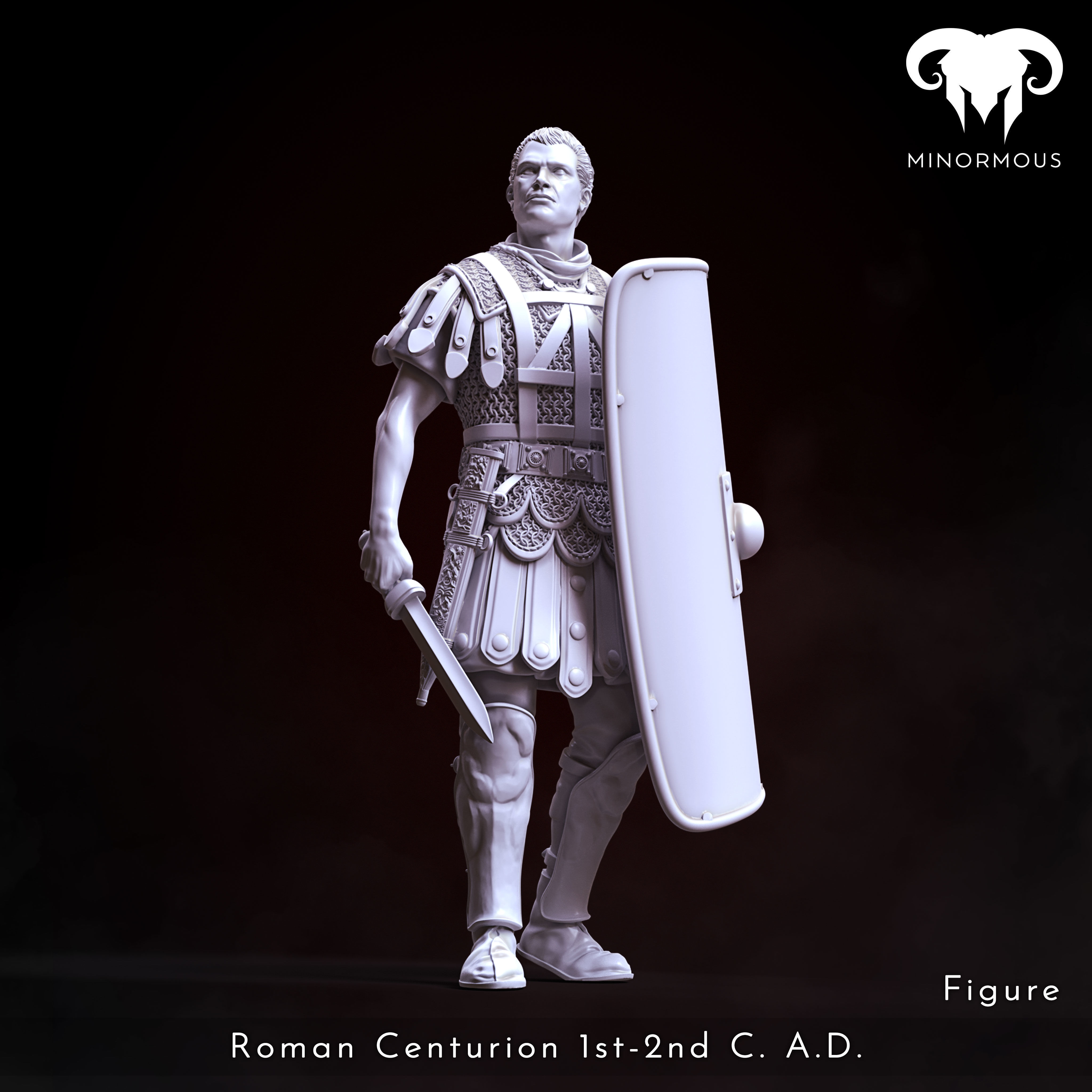 Bundle - Roman Centurion 1st-2nd CAD Bravery and Valor 3D print model_12