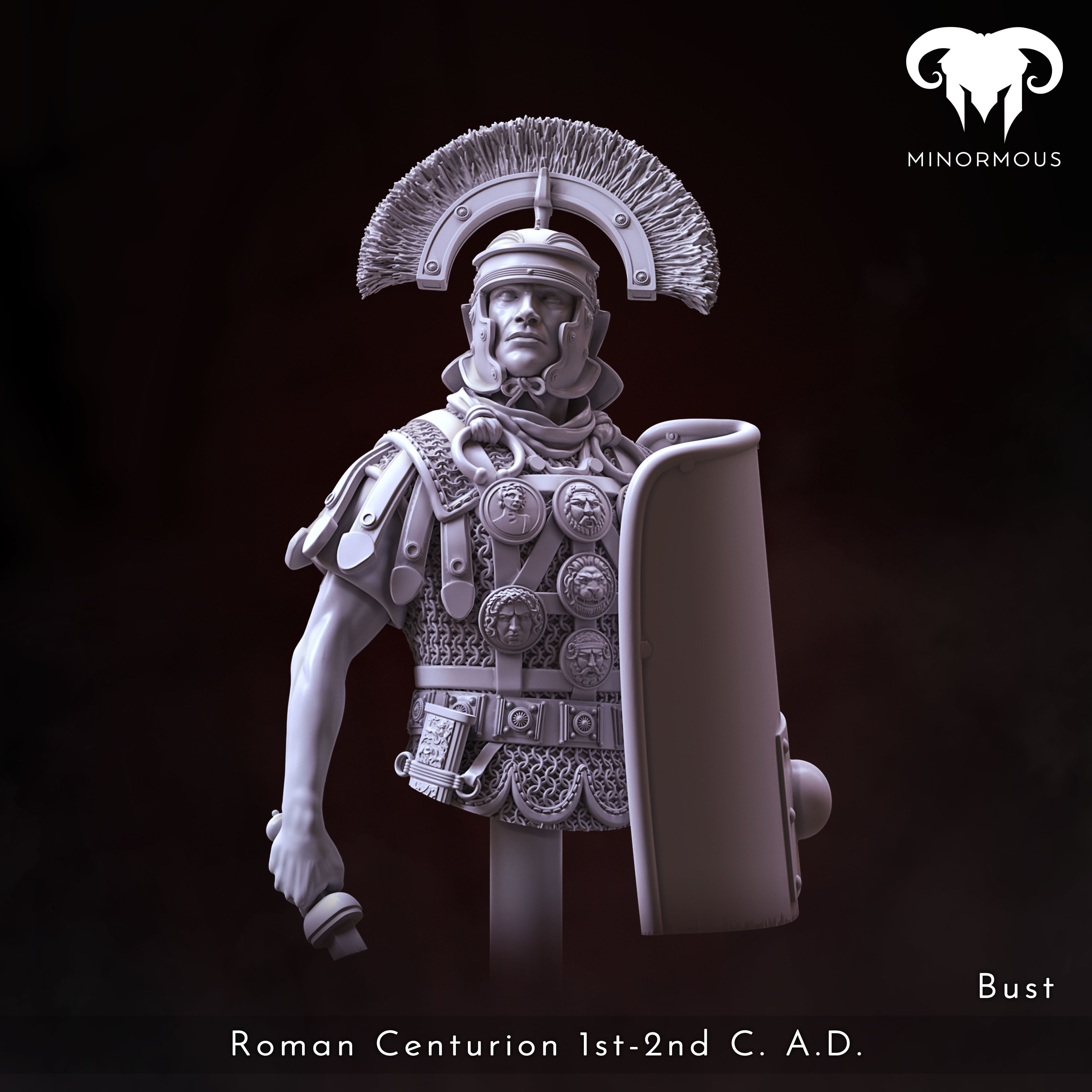 Bundle - Roman Centurion 1st-2nd CAD Bravery and Valor 3D print model_6