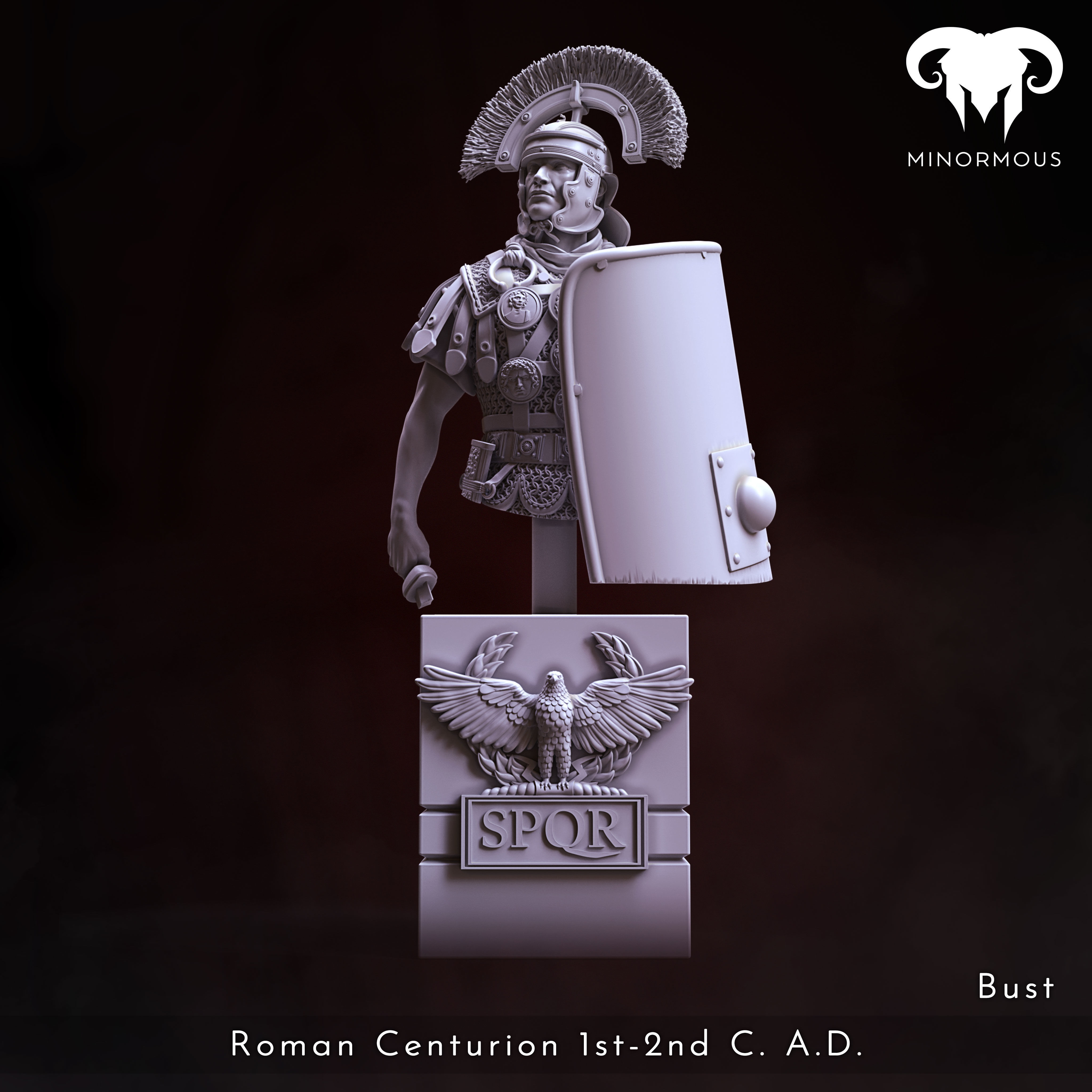 Bundle - Roman Centurion 1st-2nd CAD Bravery and Valor 3D print model_1