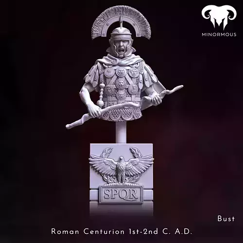 Bust - Roman Centurion 1st-2nd CAD Discipline and Order  3D print model