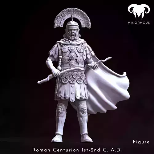 Figure - Roman Centurion 1st-2nd CAD Discipline and Order 3D print model
