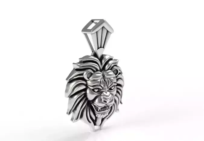 Lion Face Pendant