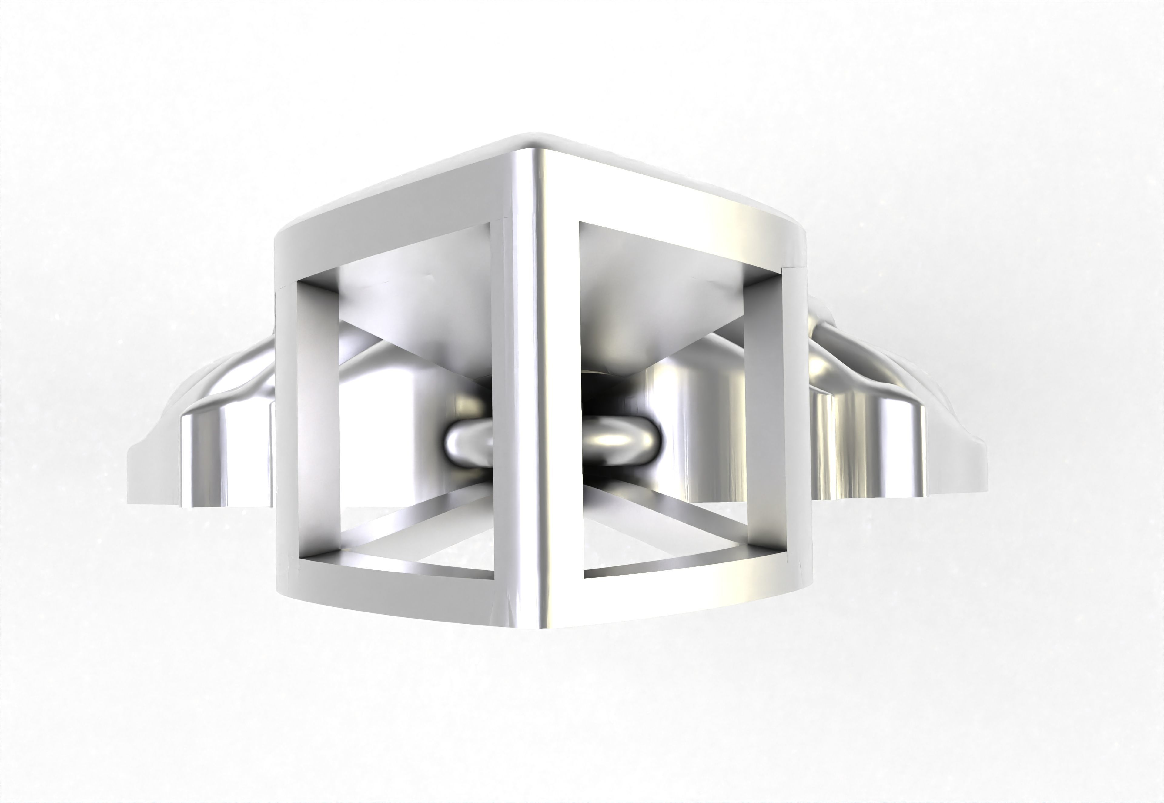 Lion Face Pendant 3D print model_6