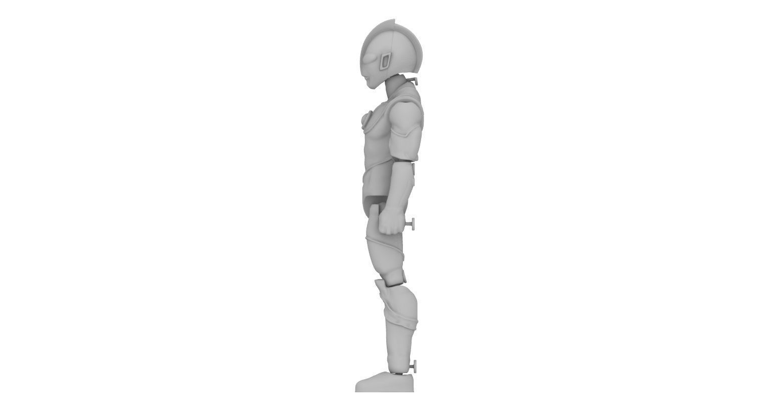 Ultraman - ARTICULATED POSEABLE ACTION FIGURE 100mm 3D print model_3