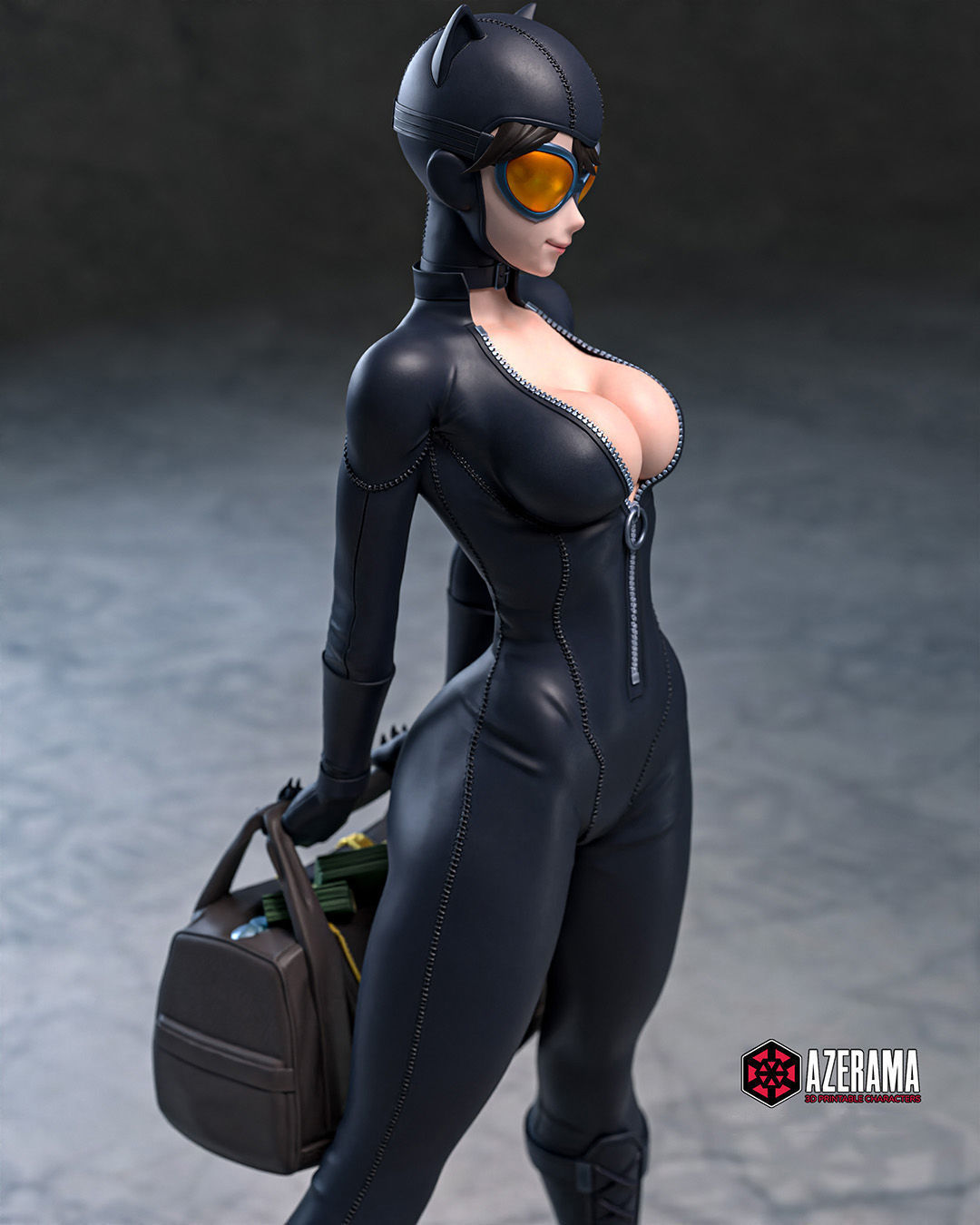  Catwoman STL Ready for 3D Printing 3D print model_11
