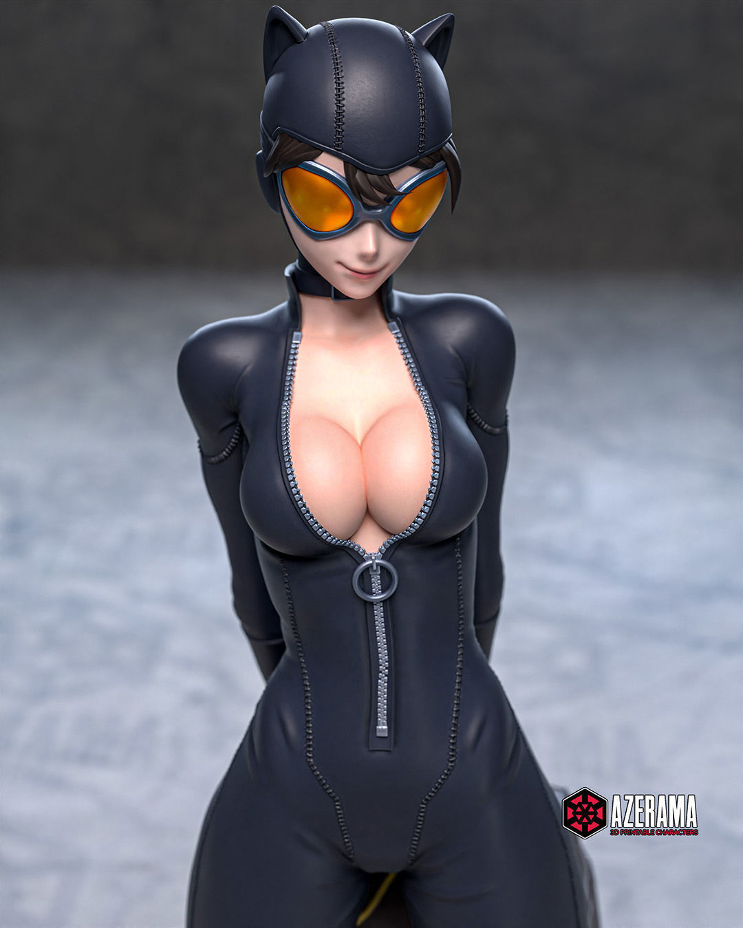 Catwoman STL Ready for 3D Printing 3D print model_8