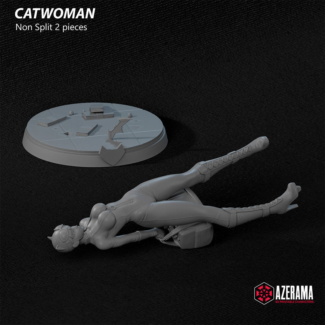  Catwoman STL Ready for 3D Printing 3D print model_7