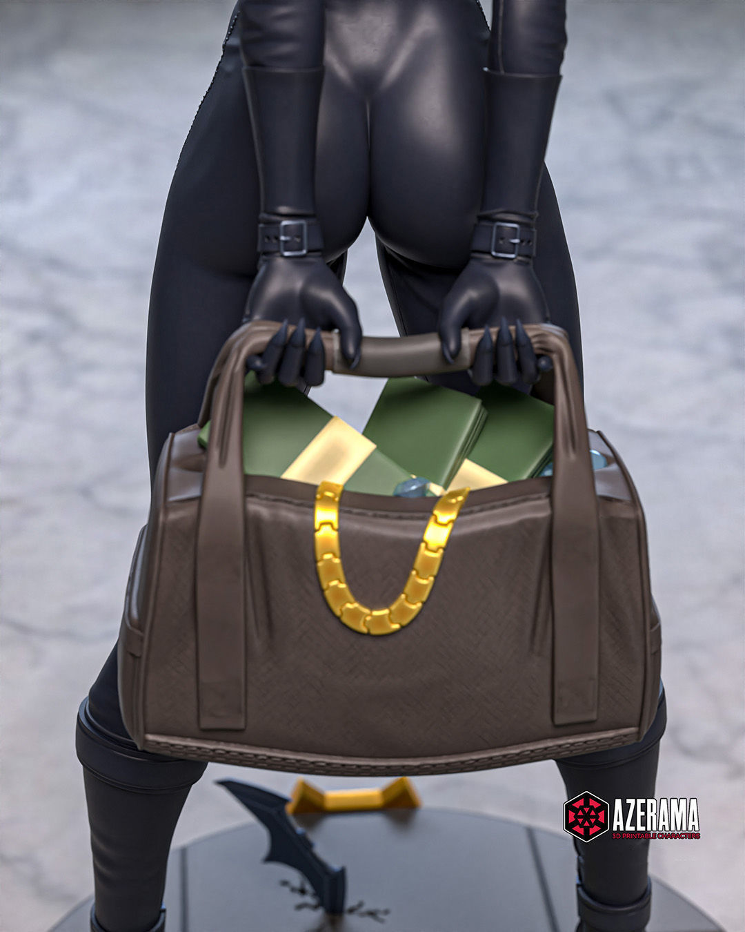  Catwoman STL Ready for 3D Printing 3D print model_12