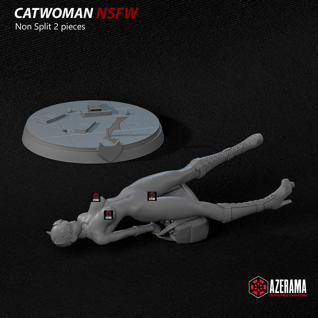 Catwoman NSFW STL Ready for 3D Printing 3D print model_8
