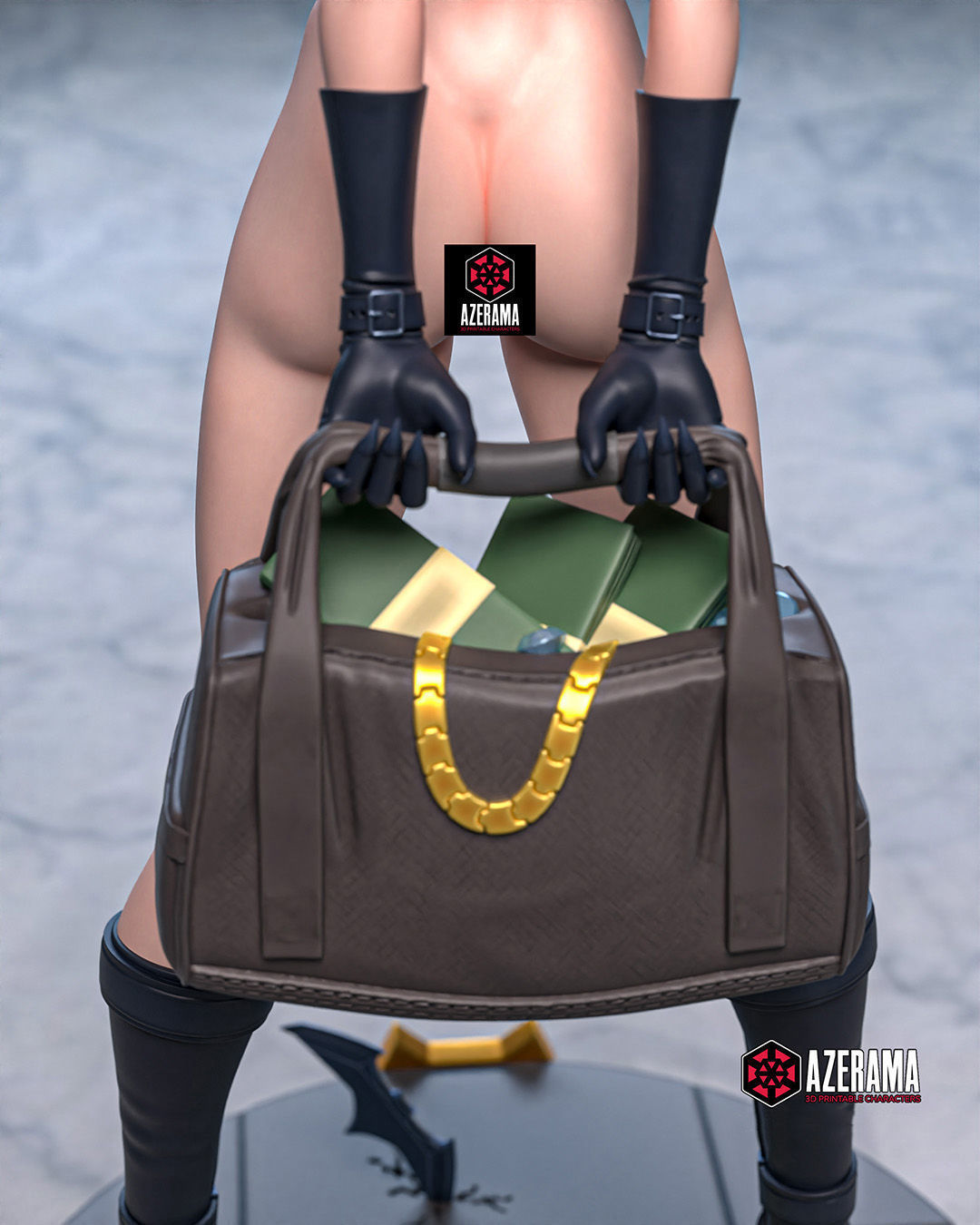 Catwoman NSFW STL Ready for 3D Printing 3D print model_11