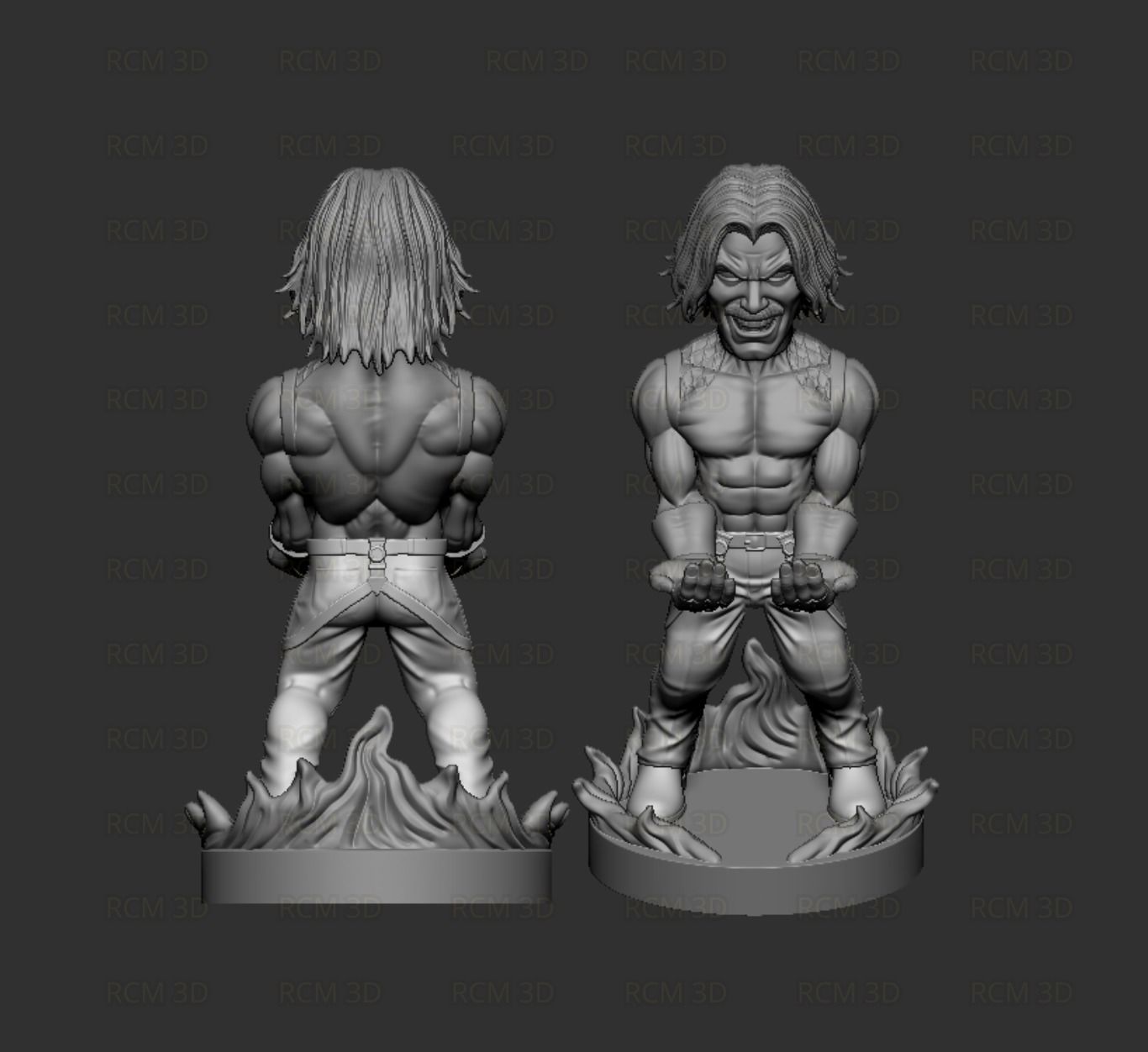 Rugal KOF joystick holder  3D print model_2