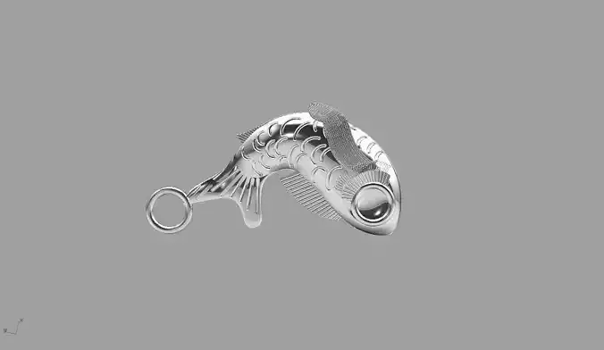 fish 3 3D print model