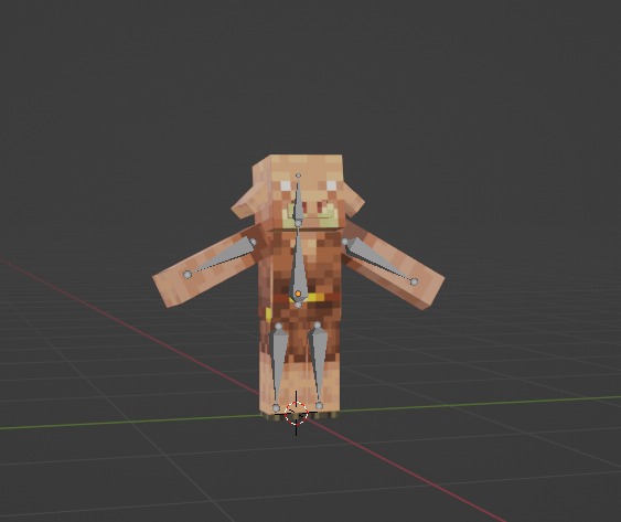 free Minecraft piglin Free low-poly 3D model_15