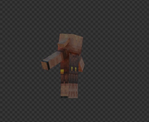 free Minecraft piglin Free low-poly 3D model_13