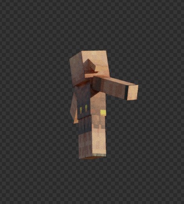 free Minecraft piglin Free low-poly 3D model_12