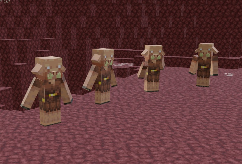 free Minecraft piglin Free low-poly 3D model_6