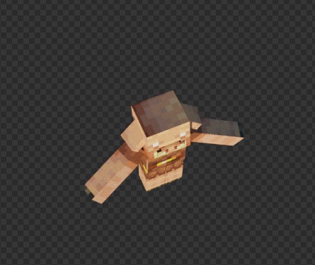 free Minecraft piglin Free low-poly 3D model_11