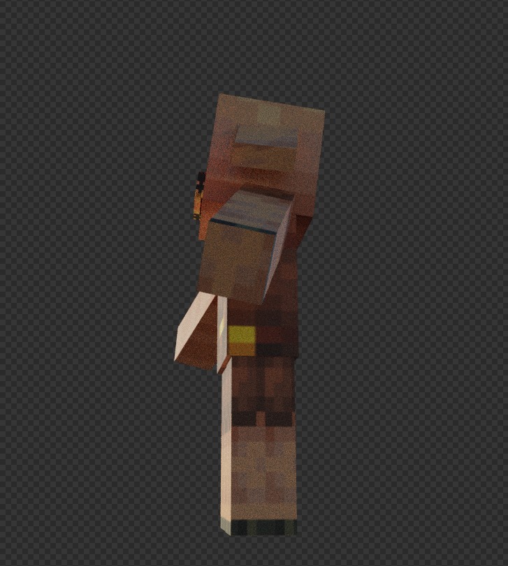 free Minecraft piglin Free low-poly 3D model_2