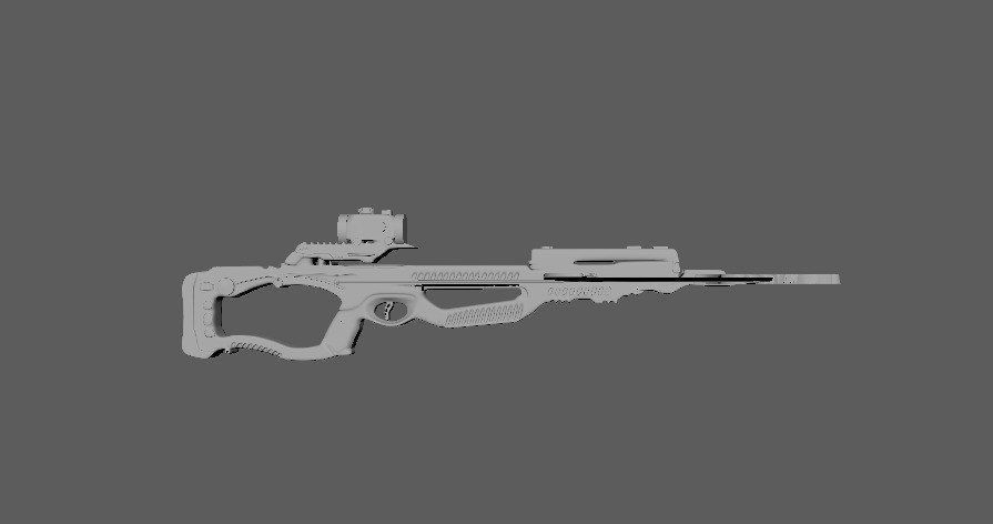 Crossbow 3D model_1