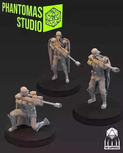 Lycan Snipers 3D print model