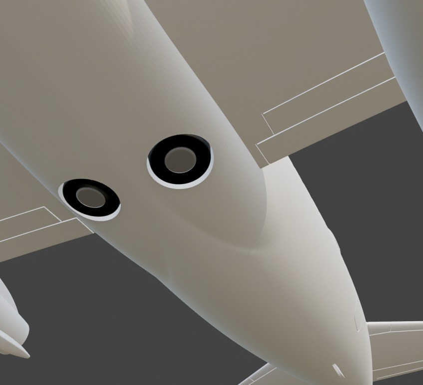 Boeing 737-200 ready to 3D printing 3D print model_4