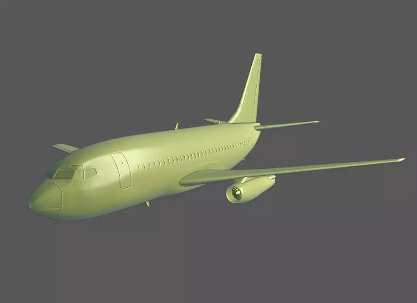 Boeing 737-200 ready to 3D printing 3D print model_0