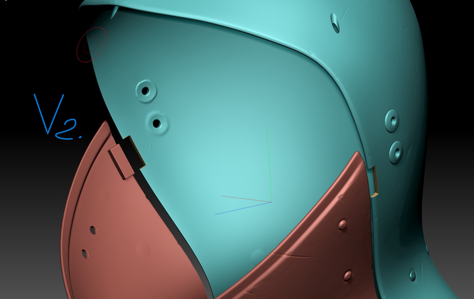 Sir Chapel Helmet - STL 3D print model_9