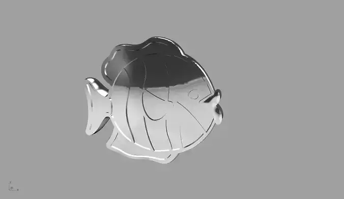 fish 2 3D print model