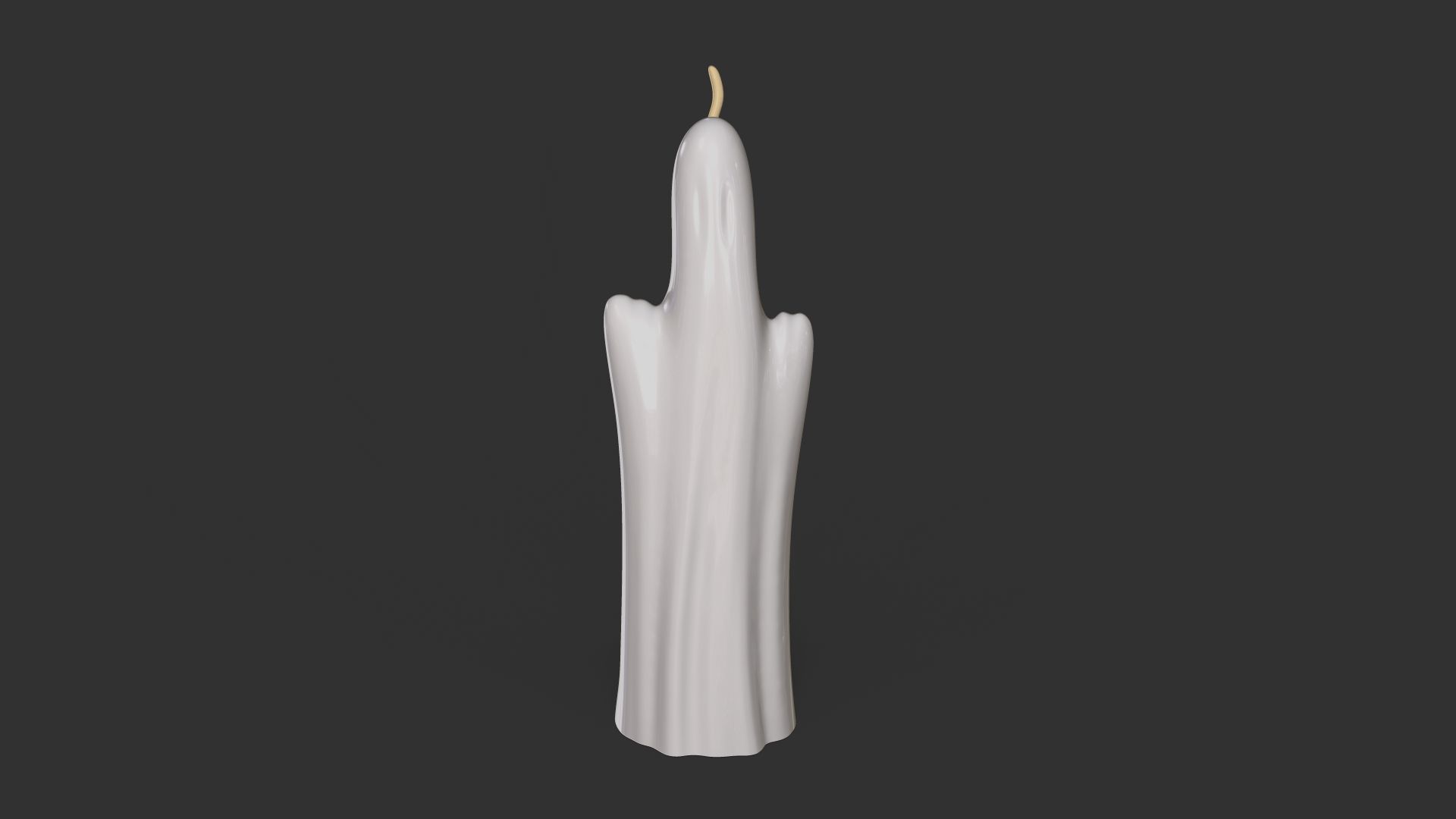 03 Ghosts Candle Molds - Halloween Craft Tool Molding 3D print model_10