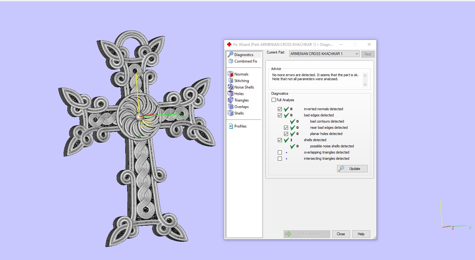 ARMENIAN CROSS KHACHKAR Printable Model 3D print model_12