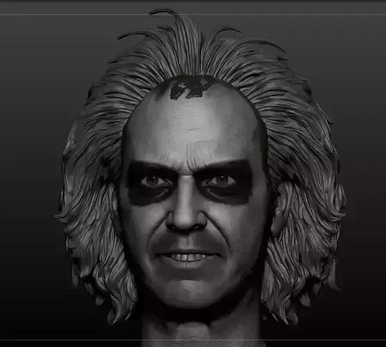 Beetlejuice - Michael Keaton Head 3D print model